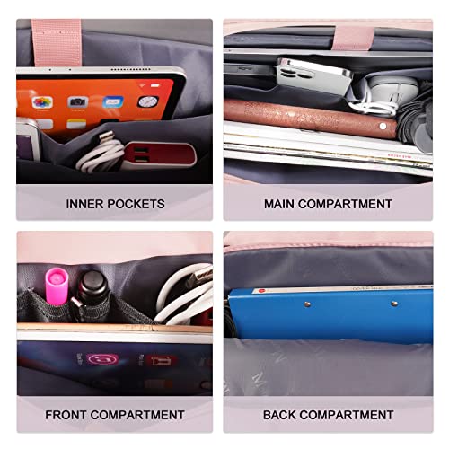 Pink Designer Laptop Handbag for Women