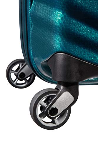 Petrol blue Samsonite designer handbag, 81 cm