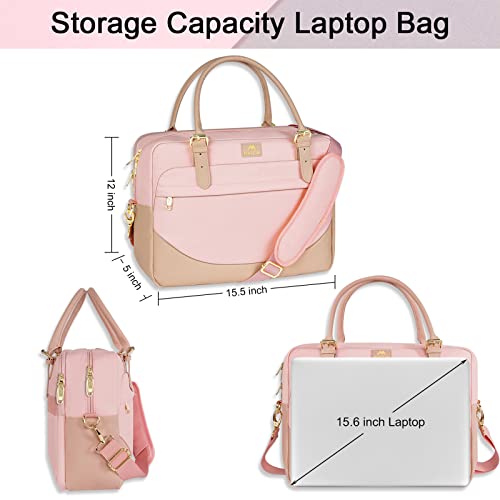 Pink Designer Laptop Handbag for Women