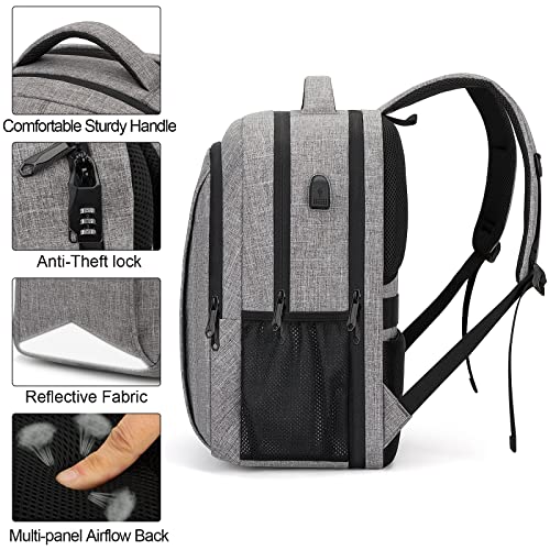 Lumesner 15.6 inch Designer Laptop Backpack with USB