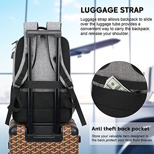 Lumesner 15.6 inch Designer Laptop Backpack with USB