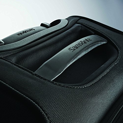 Jet Black Samsonite Flexis Softside 25-Inch Luggage - Designer Handbag