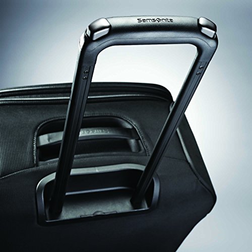 Jet Black Samsonite Flexis Softside 25-Inch Luggage - Designer Handbag