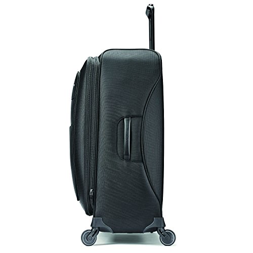 Jet Black Samsonite Flexis Softside 25-Inch Luggage - Designer Handbag