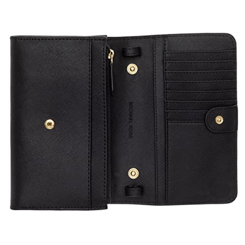 Jet-set Travel Phone Crossbody Bag in Black