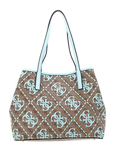 GUESS Women's Vikky Designer Tote Bag in Latte