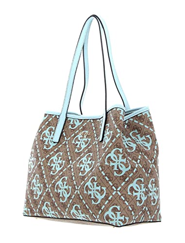 GUESS Women's Vikky Designer Tote Bag in Latte
