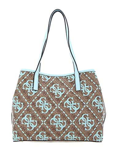 GUESS Women's Vikky Designer Tote Bag in Latte