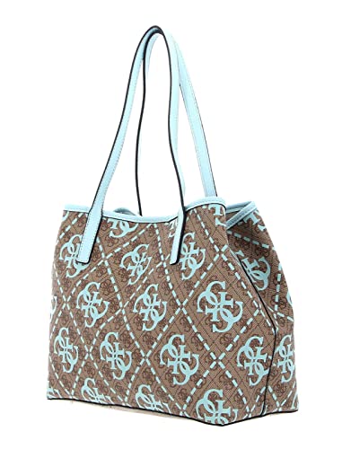 GUESS Women's Vikky Designer Tote Bag in Latte