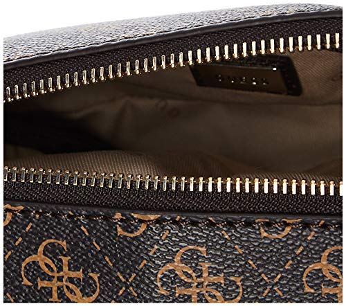 GUESS Women's Brown Logo Noelle Crossbody Camera Bag