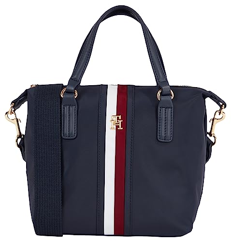 Tommy Hilfiger Women's Poppy Small Tote Corp, Space Blue, One Size