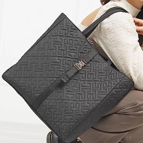 Tommy Hilfiger Black TH Flow Tote Bag - Women