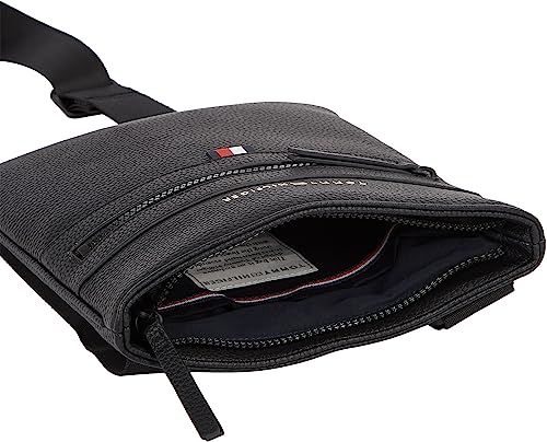 Tommy Hilfiger Men Small Black Designer Shoulder Bag