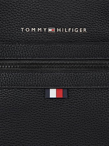Tommy Hilfiger Men Small Black Designer Shoulder Bag