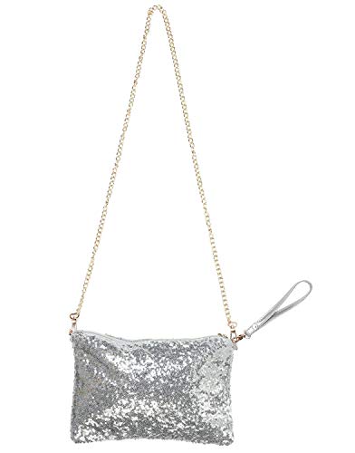 Shimmering Sequin Clutch: Designer Evening Party Handbag