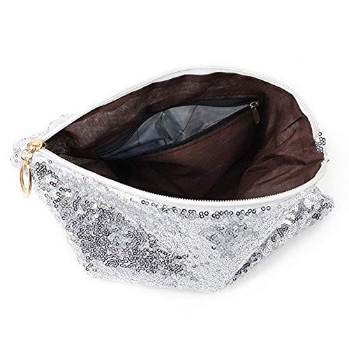Shimmering Sequin Clutch: Designer Evening Party Handbag