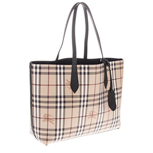 Burberry MD Tote in Reverse Lavenby Black