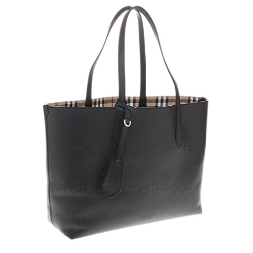 Burberry MD Tote in Reverse Lavenby Black