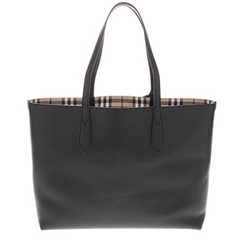 Burberry MD Tote in Reverse Lavenby Black