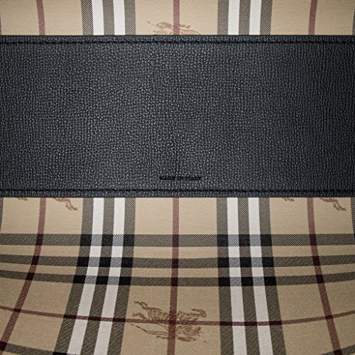 Burberry MD Tote in Reverse Lavenby Black