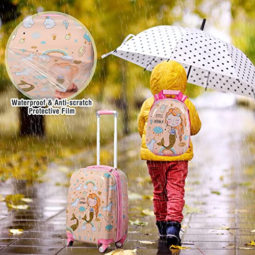 Kids Designer Handbag Set with Suitcase and Backpack