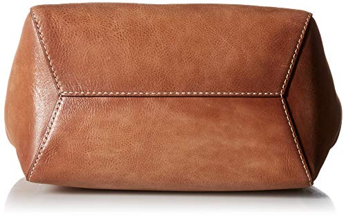 FRYE Reed Zip Leather Hobo, Tan, One size