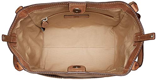 FRYE Reed Zip Leather Hobo, Tan, One size