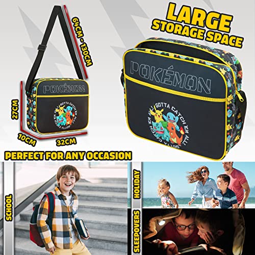 Pokemon Crossbody Bag Pikachu Messenger Bag Kids Backpack