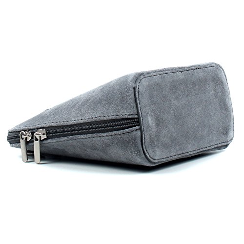 Small Italian Genuine Suede Cross Body Shoulder Bag