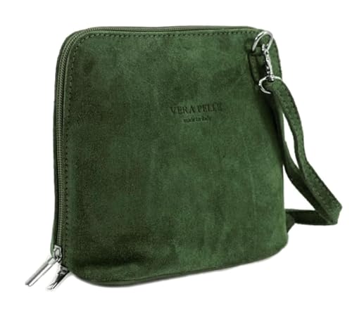 LeahWard Women's Suede Leather Cross Body Handbag