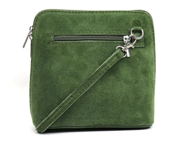 LeahWard Women's Suede Leather Cross Body Handbag