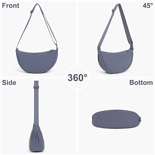 DKIIL NOIYB Nylon Crescent Handbag for Women