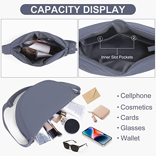 DKIIL NOIYB Nylon Crescent Handbag for Women