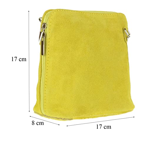Girly Genuine Suede Navy Crossbody Shoulder Bag