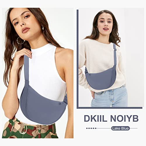 DKIIL NOIYB Nylon Crescent Handbag for Women