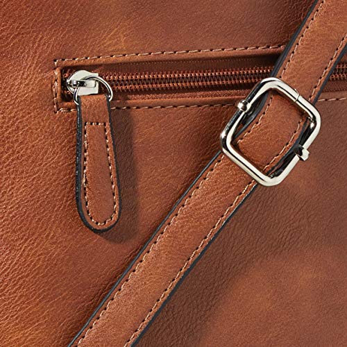 N.V. Bags Women's Tan Crossbody Small Purse