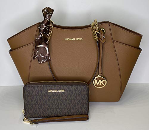 Michael Kors Jet Set Travel Tote with Wallet & Scarf