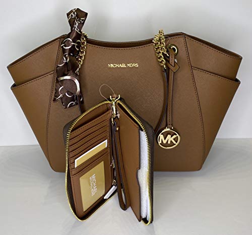 Michael Kors Jet Set Travel Tote with Wallet & Scarf