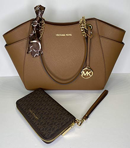 Michael Kors Jet Set Travel Tote with Wallet & Scarf