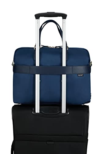 Midnight Blue Samsonite Designer Handbag Briefcases