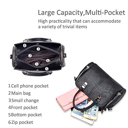 Designer Retro Handtaschen für Damen in Schwarz