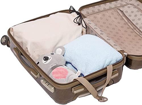 Set of 3 Designer Handbag Storage Bags (Beige)