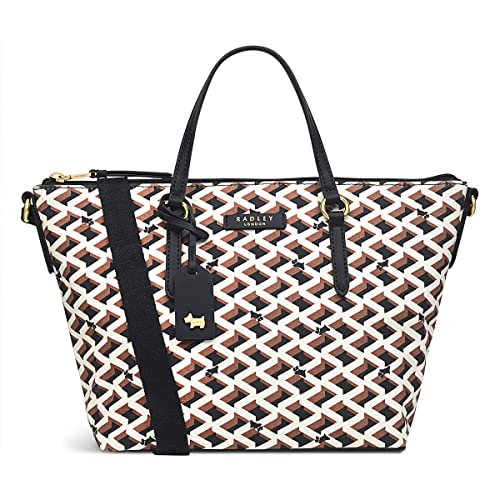 Radley London Retro Geometric Medium Grab Handbag