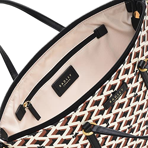 Radley London Retro Geometric Medium Grab Handbag