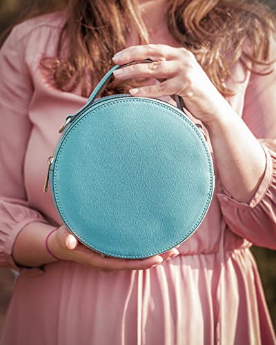 Woodland Leather Genuine Italian Designer Handbags, Fashion Green