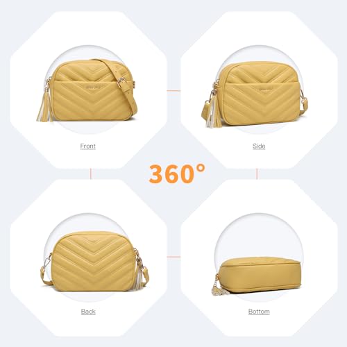 Miss Lulu V-Shaped Knitted Texture Designer Crossbody Bag