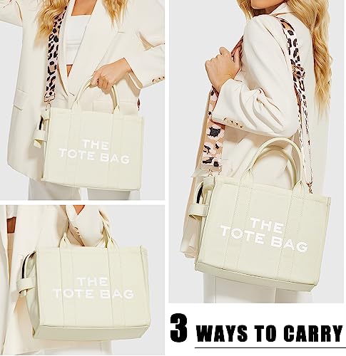 KALIDI Canvas Tote Bag - Black Designer Handbag