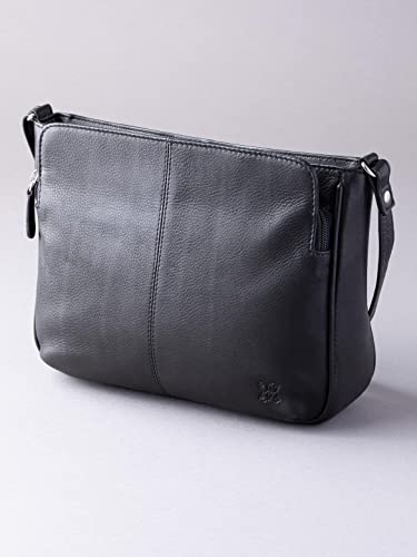 Ambleside Black Leather Cross Body Designer Handbag