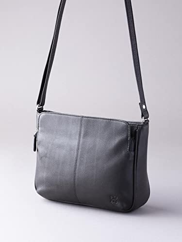 Ambleside Black Leather Cross Body Designer Handbag
