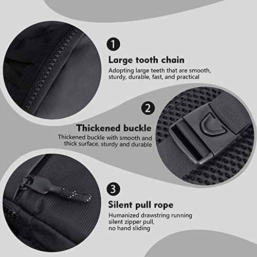 Designer Black Shoulder Backpack, Sling Bag